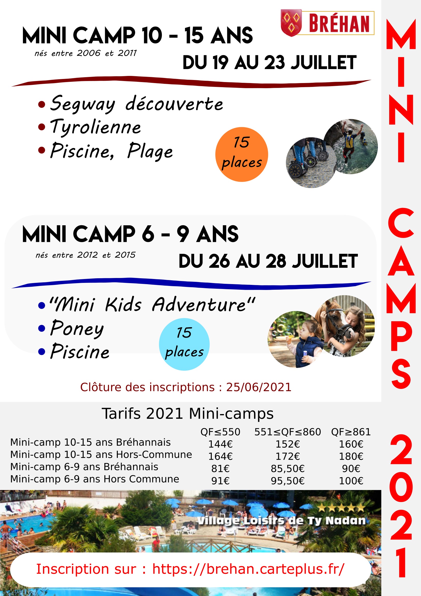 affiche mini camps
